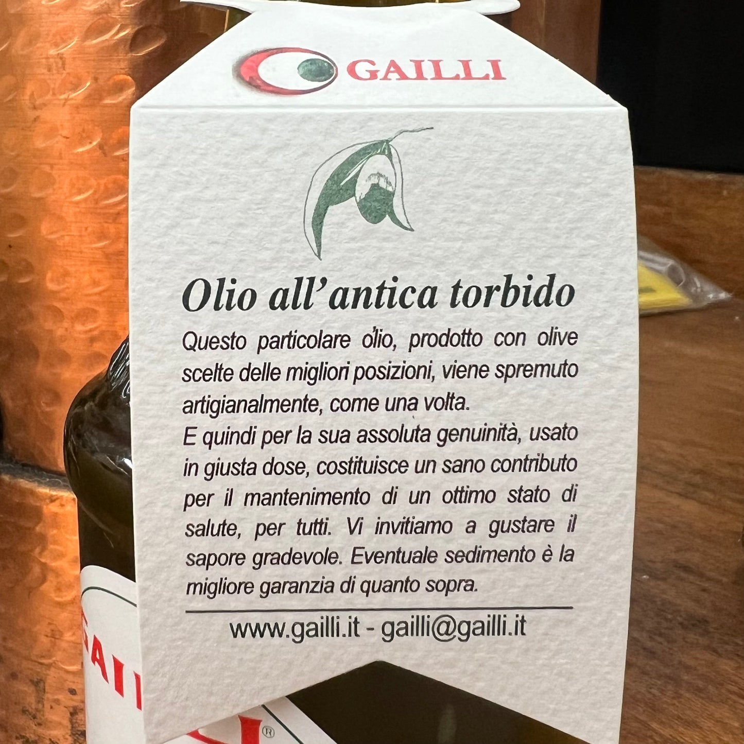 Olio extra vergine di oliva mosto ml.750